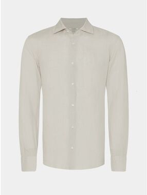 NWOT Gutteridge Pure Linen Shirt, Ecru, Size 42 (IT)